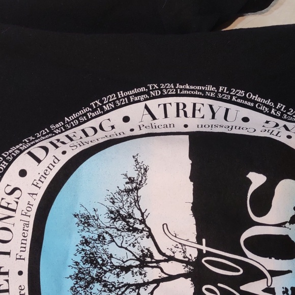 NEW NEVER USED TASTE OF CHAOS 2006 CONCERT TSHIRT SIZE M - Picture 6 of 10